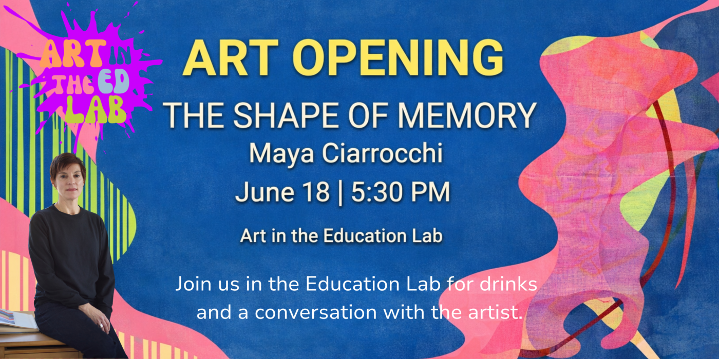 Art in the Education Lab: Maya Ciarrocchi (photo credit: Chika Kolbari) Art in the Education Lab: Maya Ciarrocchi
